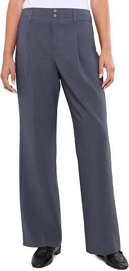 Tremont Wide Leg Sleek Stretch Trousers