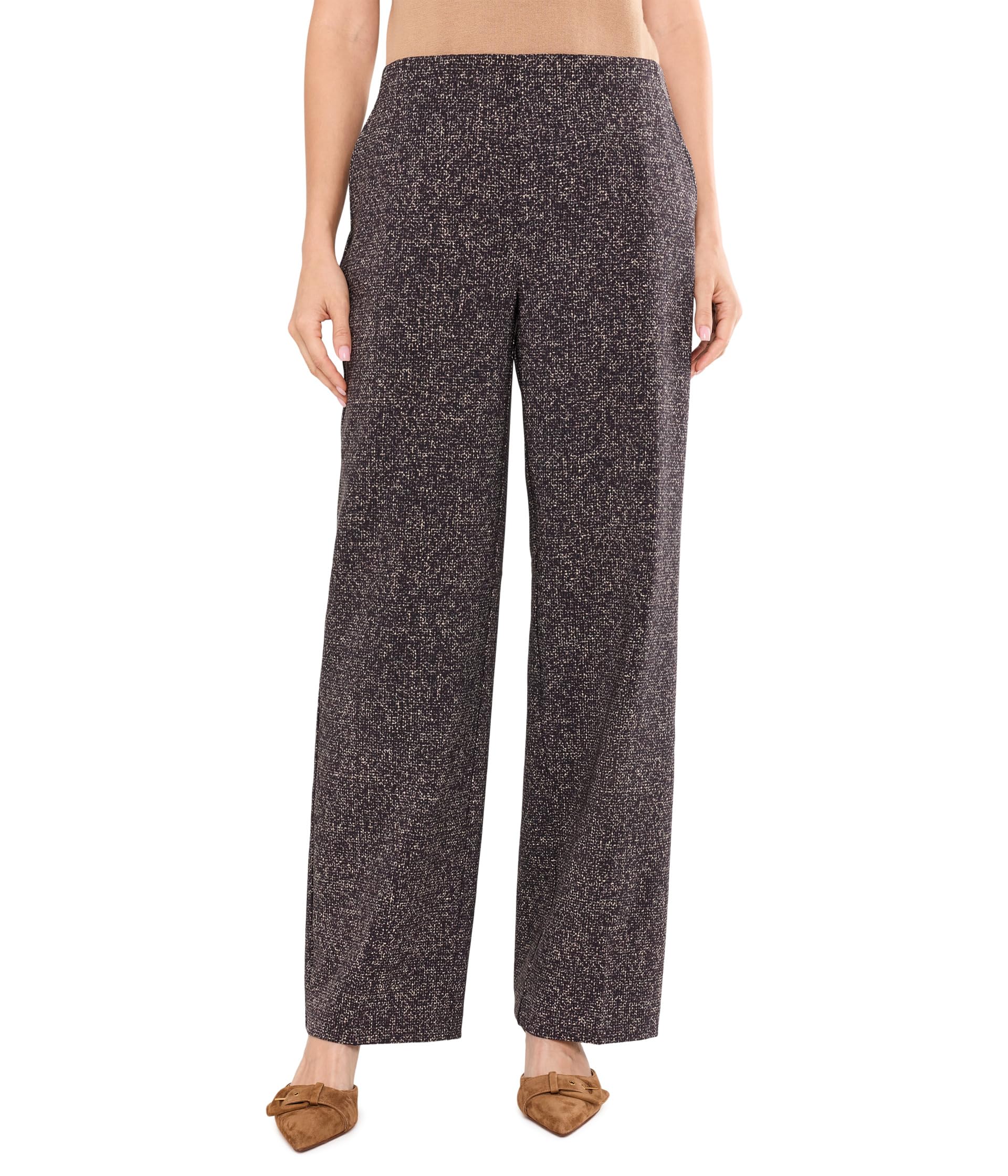 Lenox Wide Leg Printed Sleek Stretch Pants