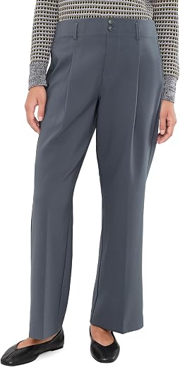 Petite Tremont Wide Leg Sleek Stretch Trousers