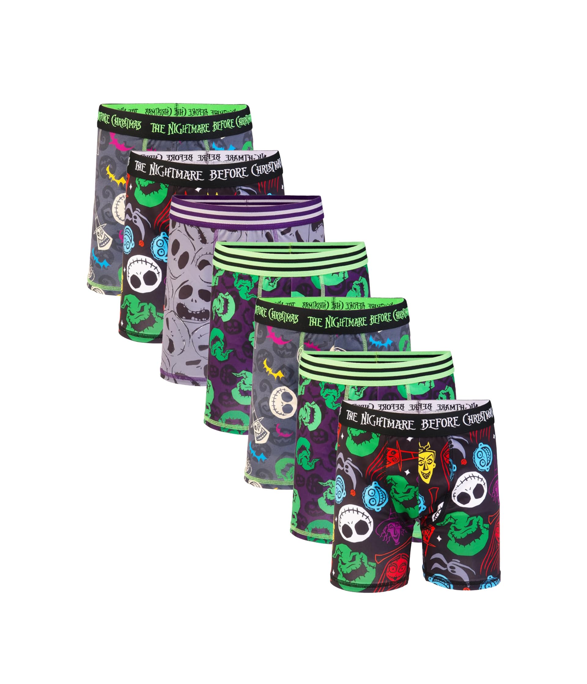 Nightmare Before Christmas 7-Pack Athletic Boxer Brief (малыш/ребенок старшего возраста)