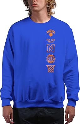 Junk Food Clothing мужской потайной свитшот с круглым вырезом и логотипом NBA