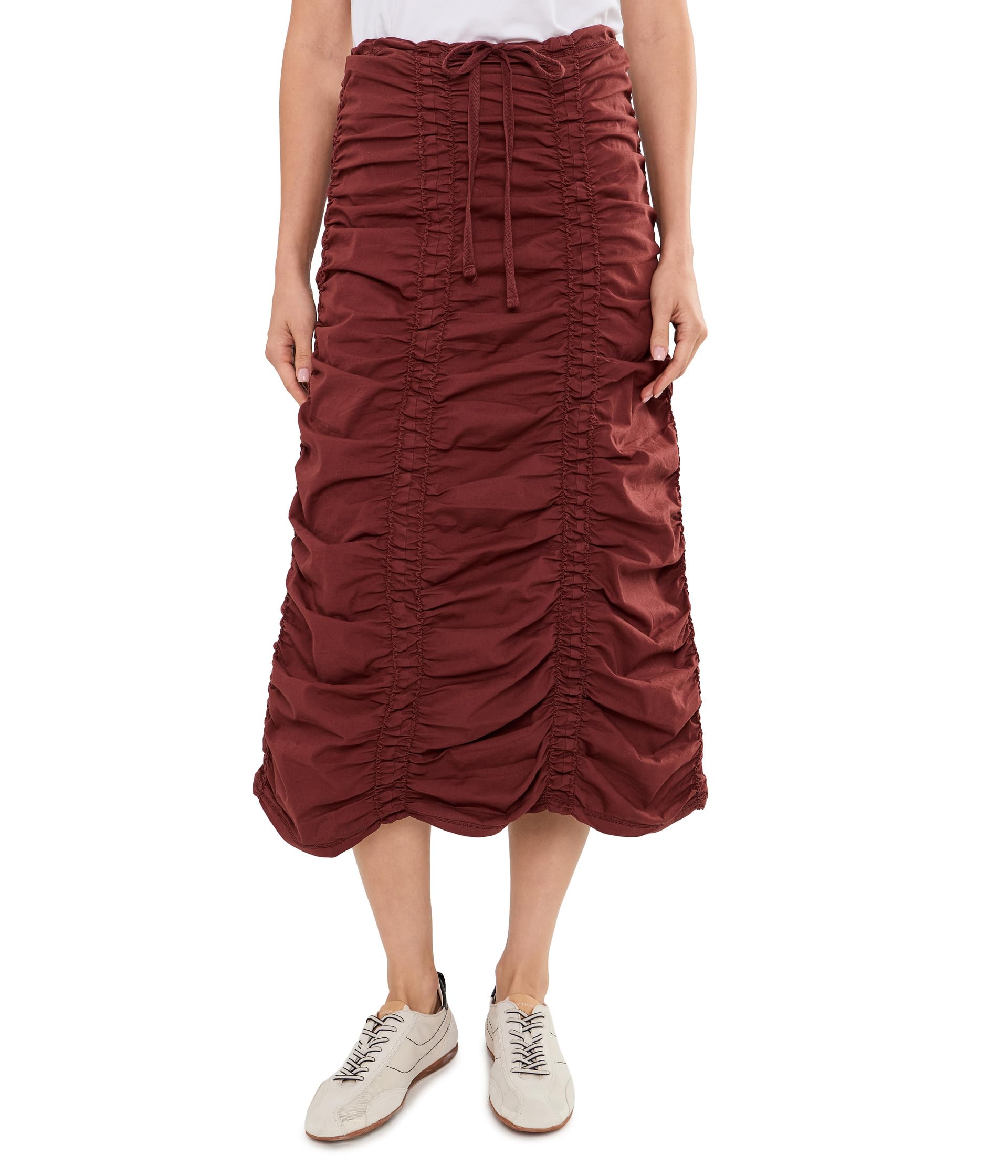 Женская юбка Stretch Poplin Double Shirred Panel