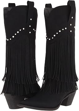 12" Stud and Fringe Boot