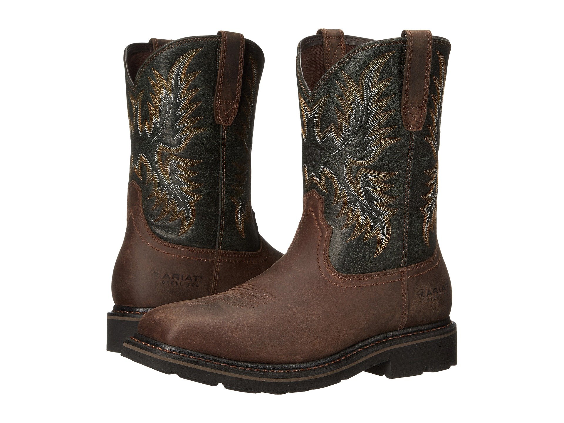Sierra Wide Square Toe Steel Toe
