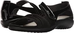 Black Patent Leather/Black Velvet Nubuck
