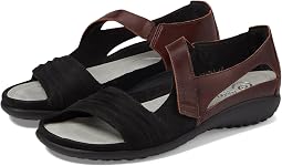 Black Velvet Nubuck/Cinnamon Leather
