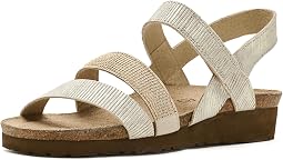 Platinum Striped Suede/Light Gold Ornament/Platinum Striped Sued