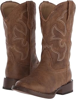 Roper Kids Cole Square Toe Boots (Toddler/Little Kid) сапоги