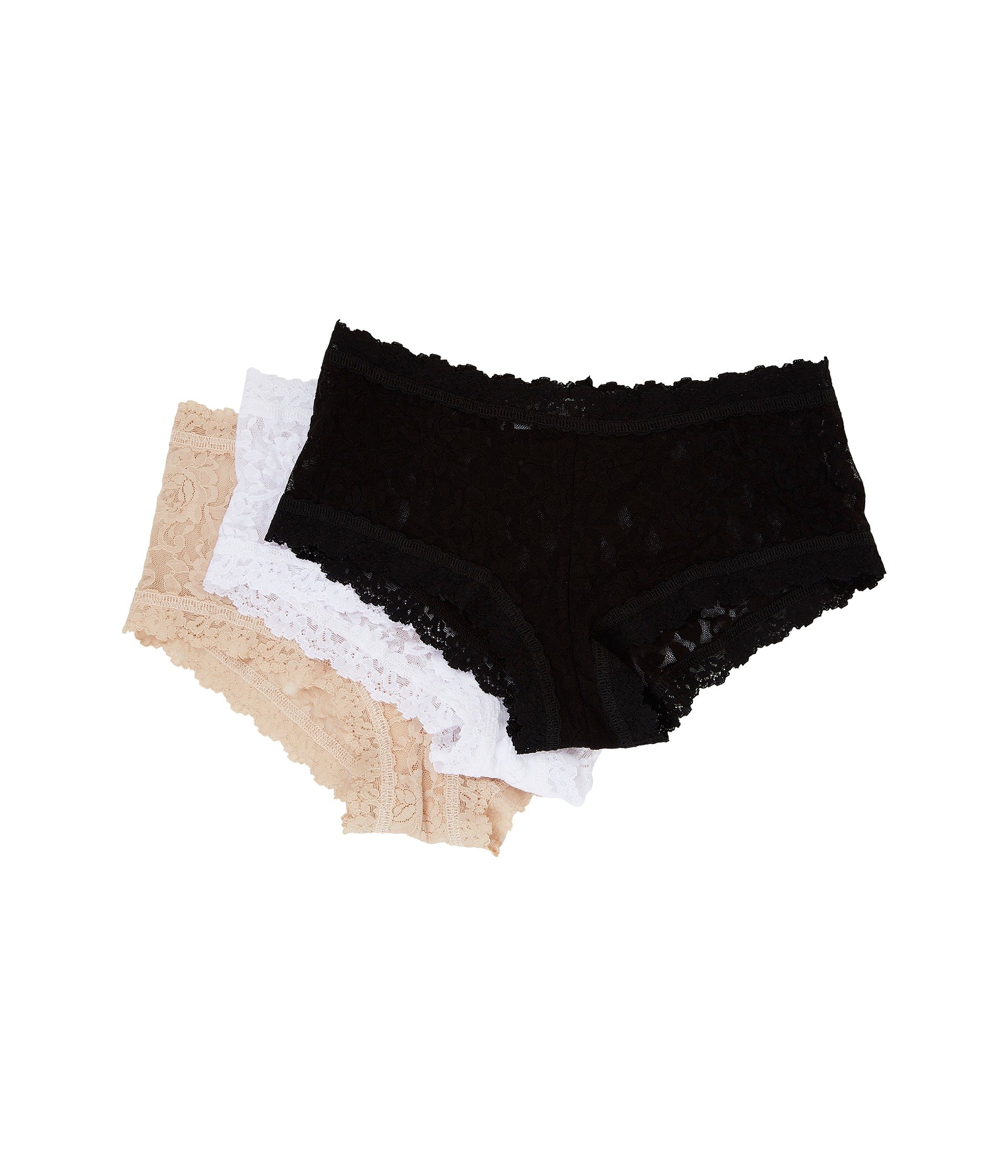Signature Lace Boyshorts 3-Pack