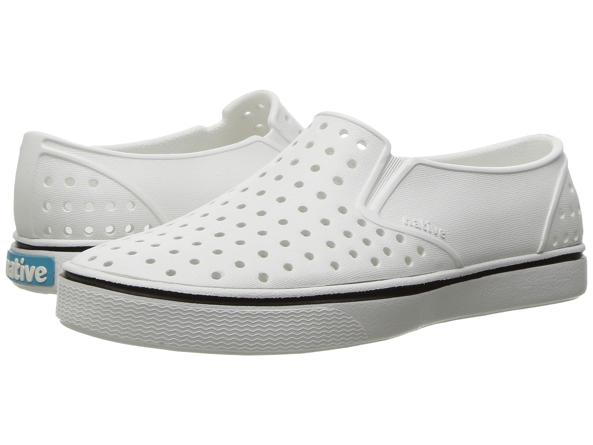 Native Shoes Kids Miles Slip-On Sneakers (маленький ребенок/старший ребенок)