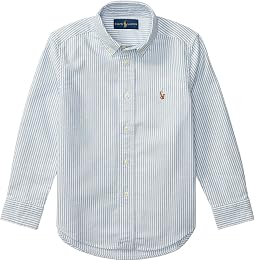 Рубашка Striped Cotton Oxford Shirt (Little Kids)