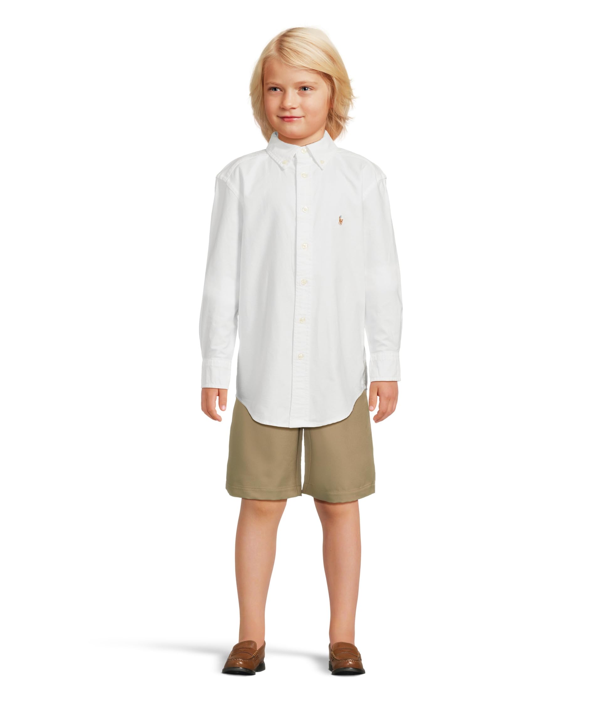 Cotton Oxford Sport Shirt (Big Kids)
