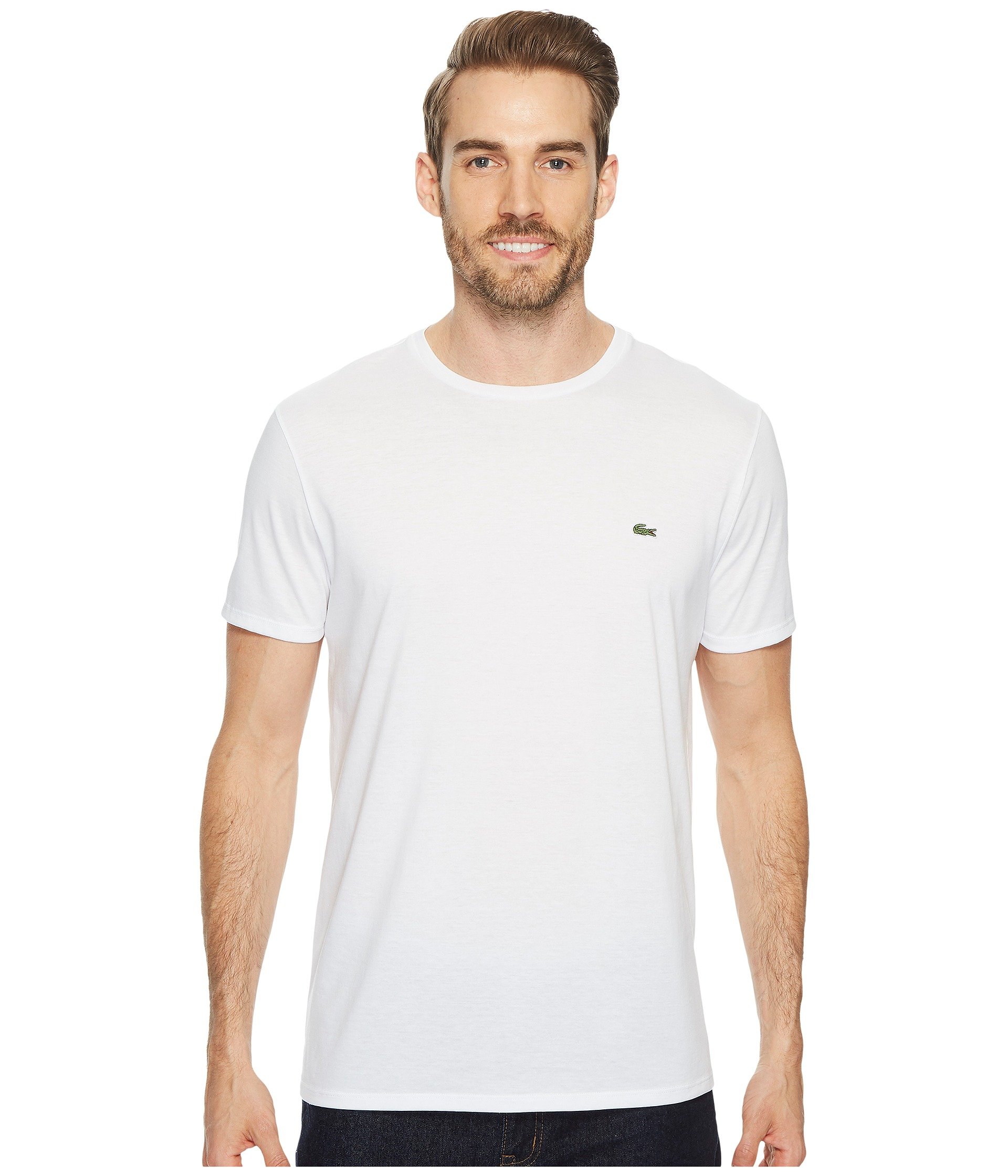 Short Sleeve Pima Crew Neck Tee