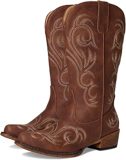 Cognac Faux Leather