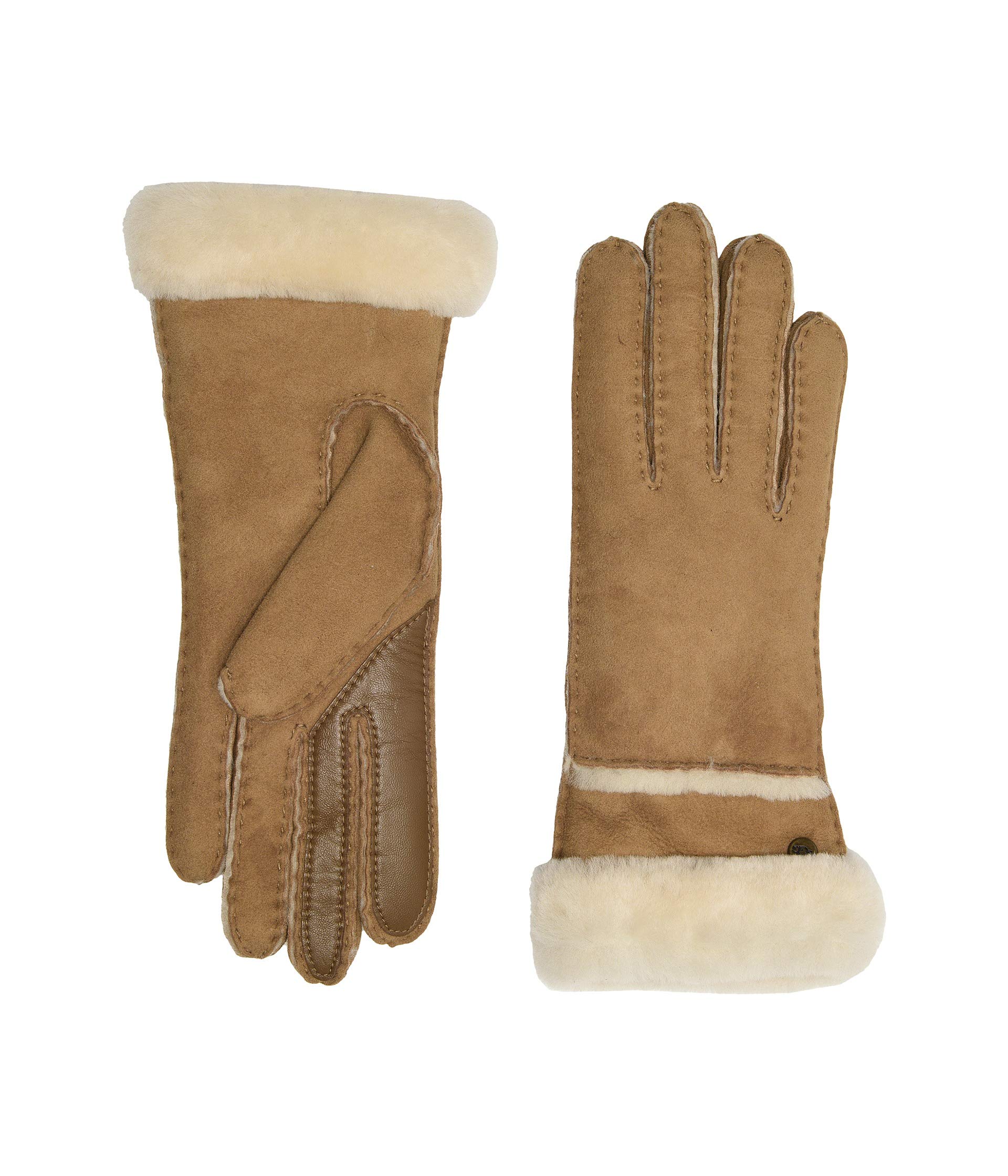 Женские перчатки UGG Seamed Tech Water Resistant Sheepskin Gloves