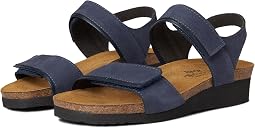 Navy Velvet Nubuck/Ink Leather