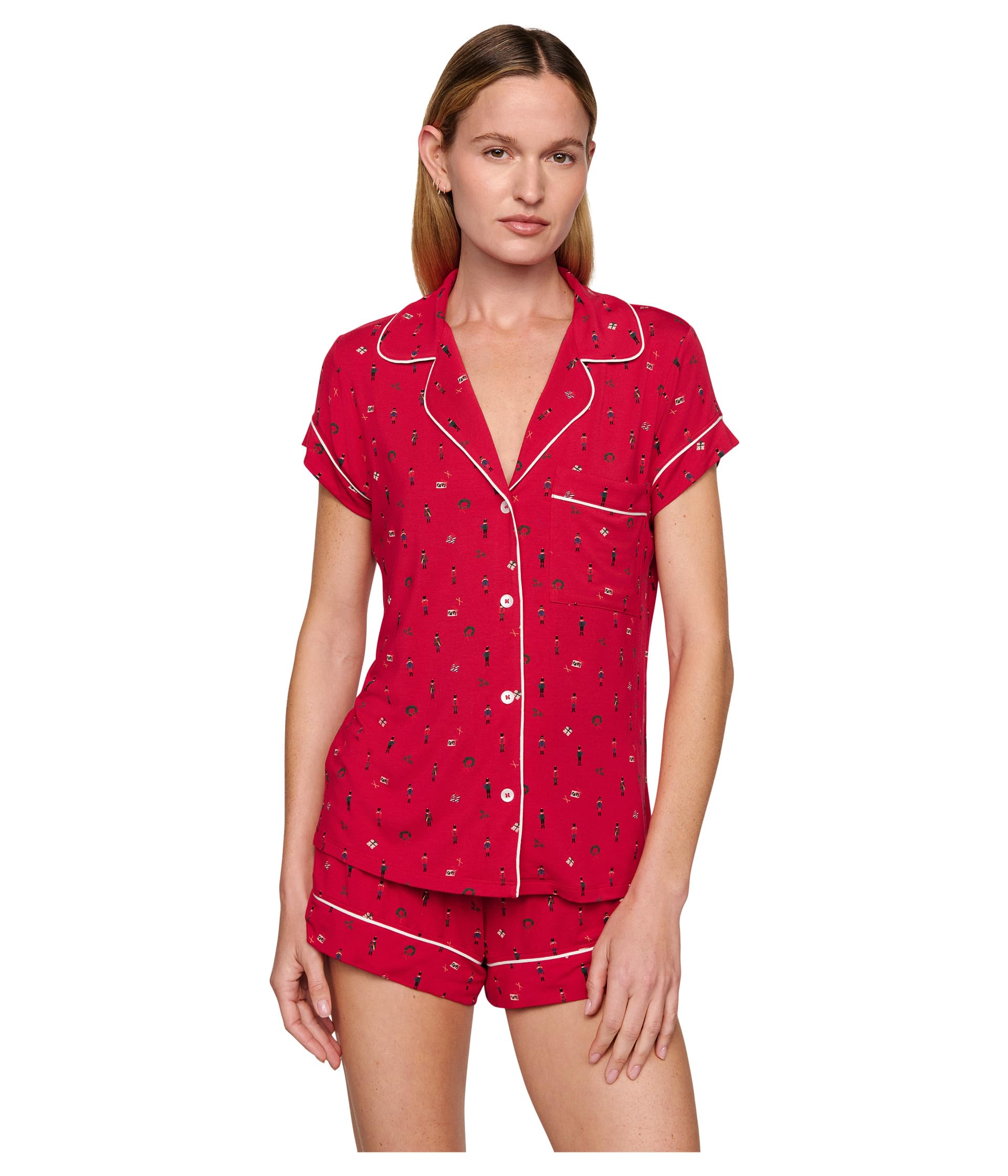 Gisele Printed Shorties PJ Set