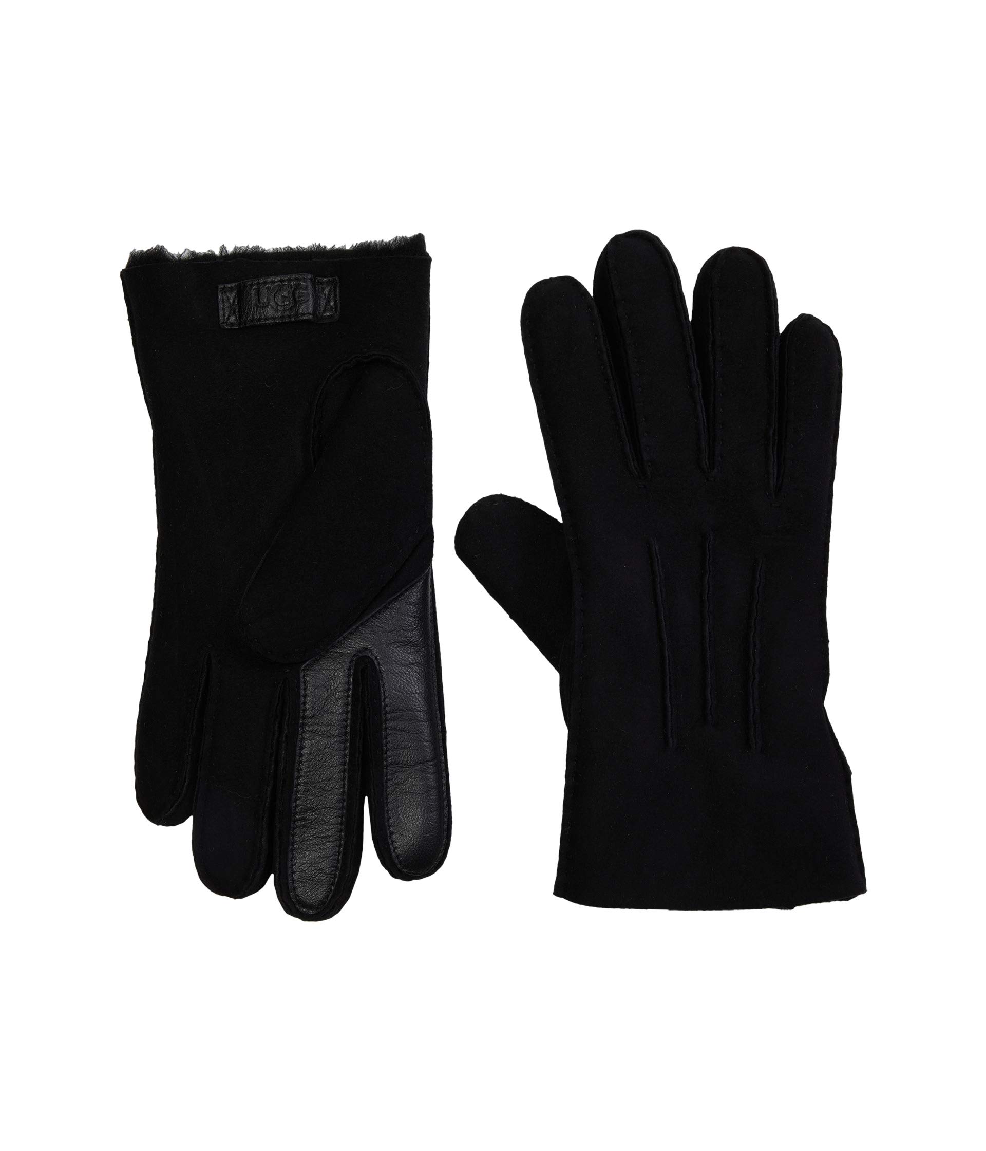 Contrast Water Resistant Sheepskin Tech Gloves
