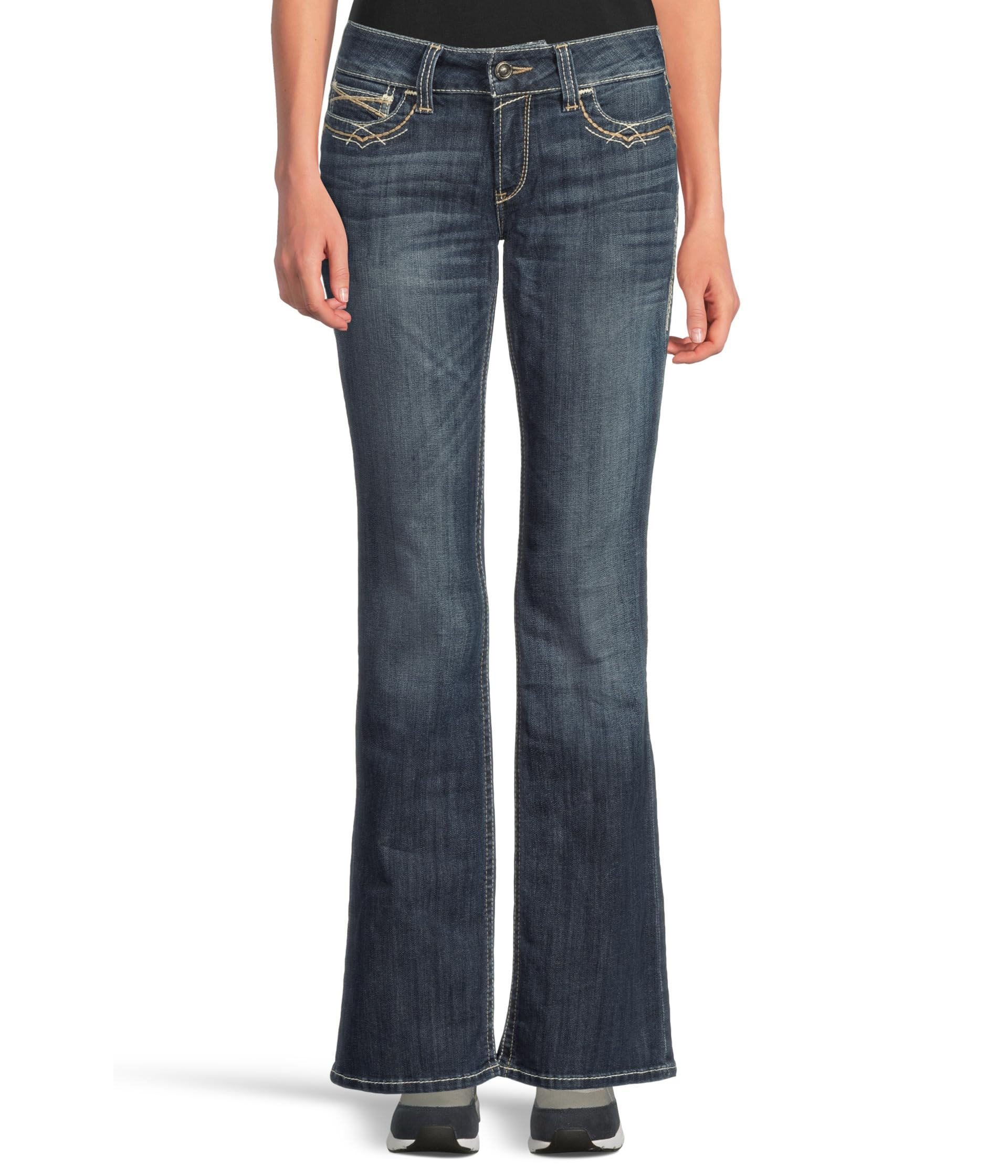 Джинсы Bootcut Stetch Entwined Festival Blue