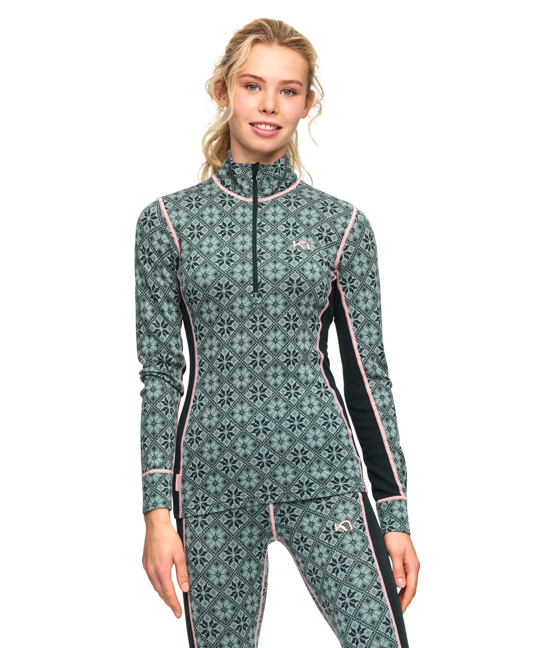Женская кофта с молнией наполовину Rose 1/2 Zip