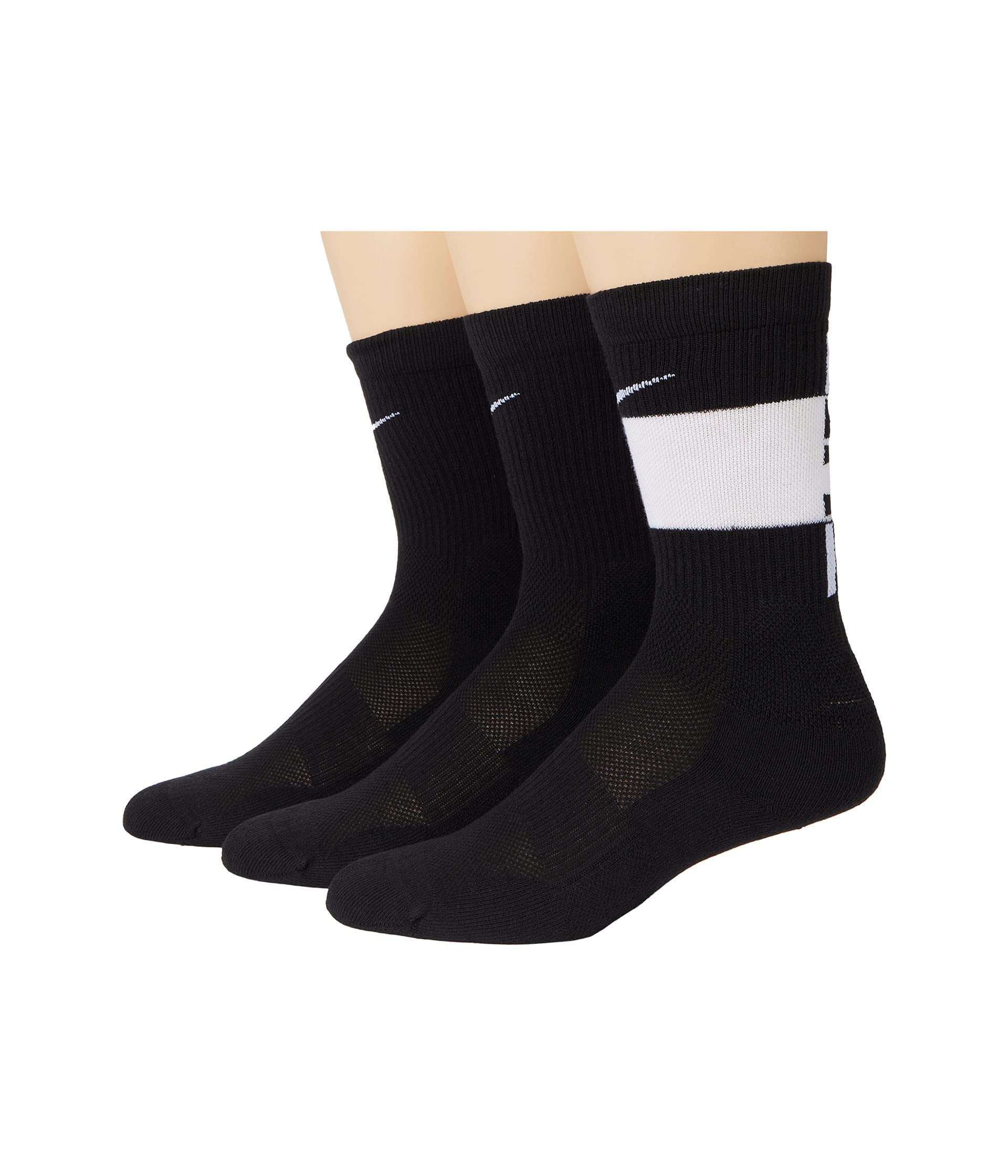 Elite Crew Socks 3-Pair (Little Kid/Big Kid)