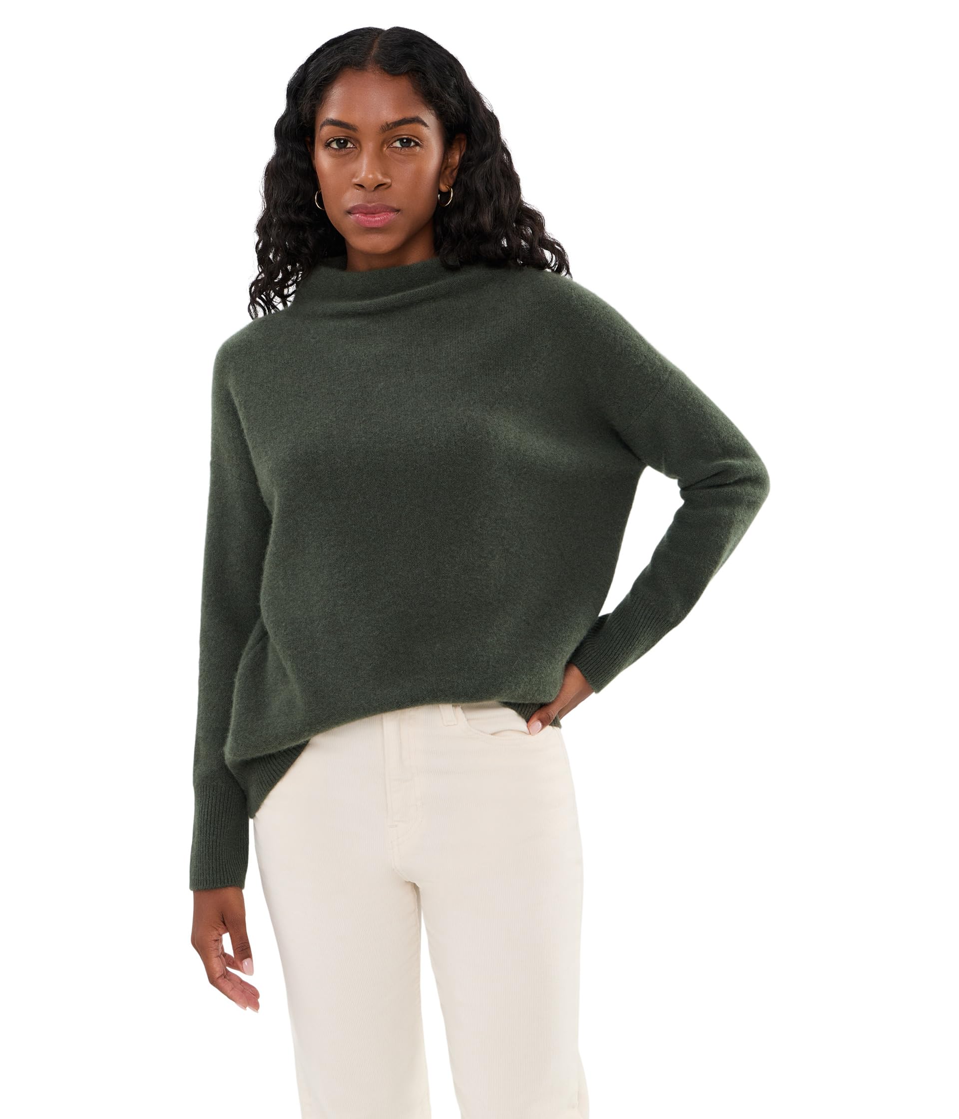Boiled Funnel Neck Pullover