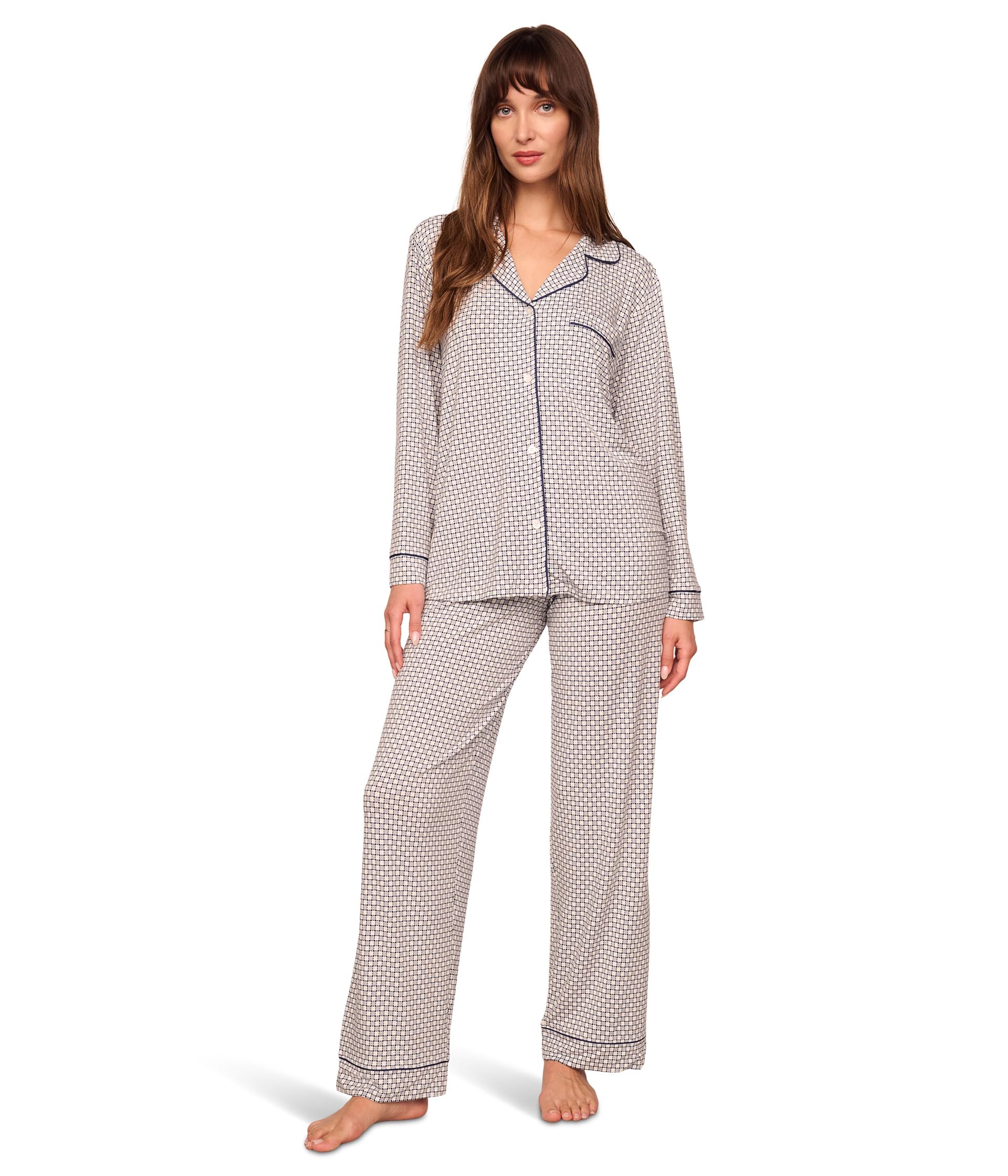 Gisele Printed Long PJ Set