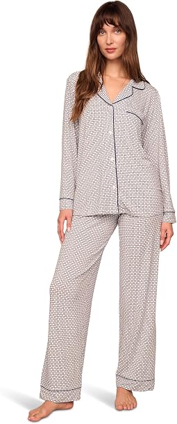 Gisele Printed Long PJ Set