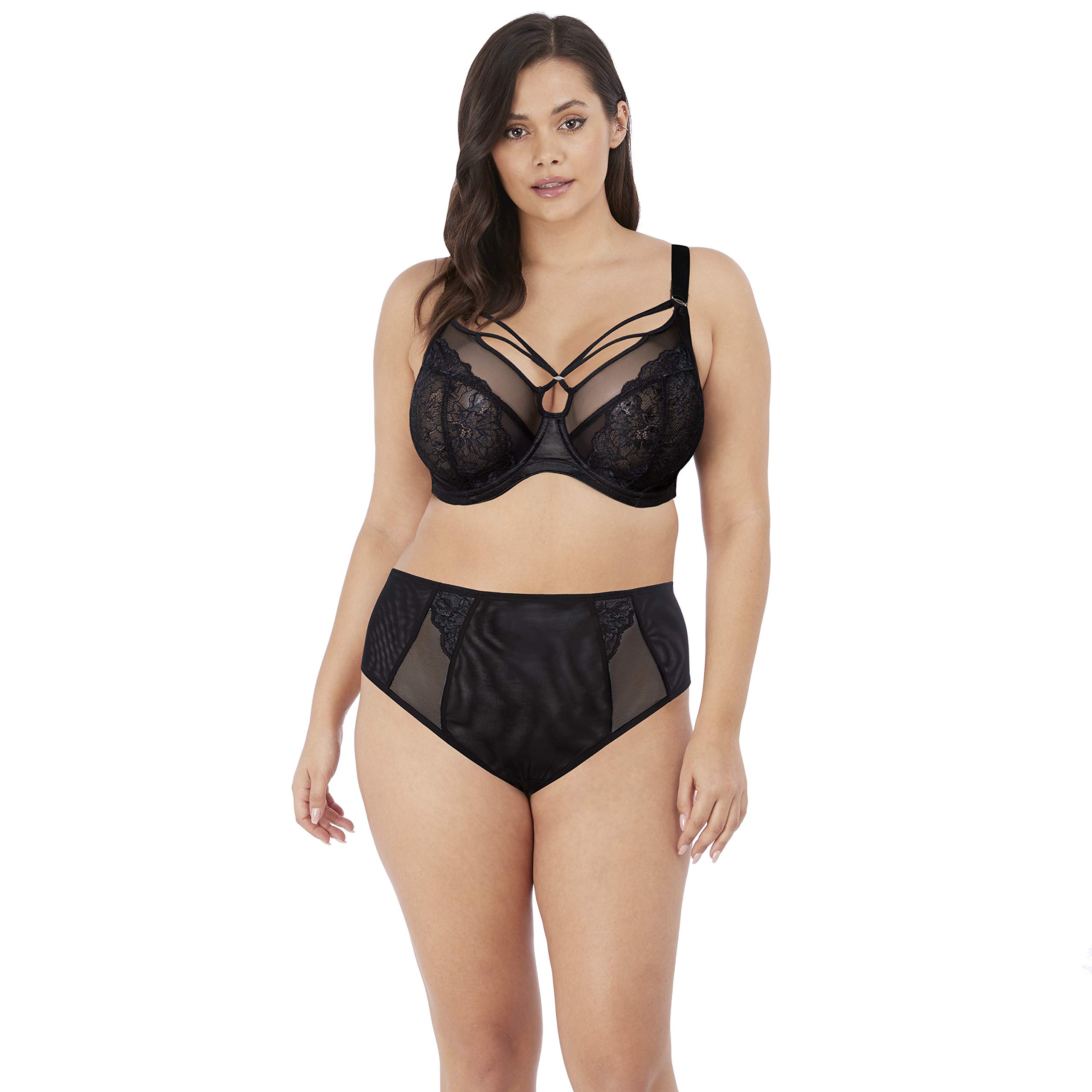 Brianna Underwire Strappy Plunge Bra