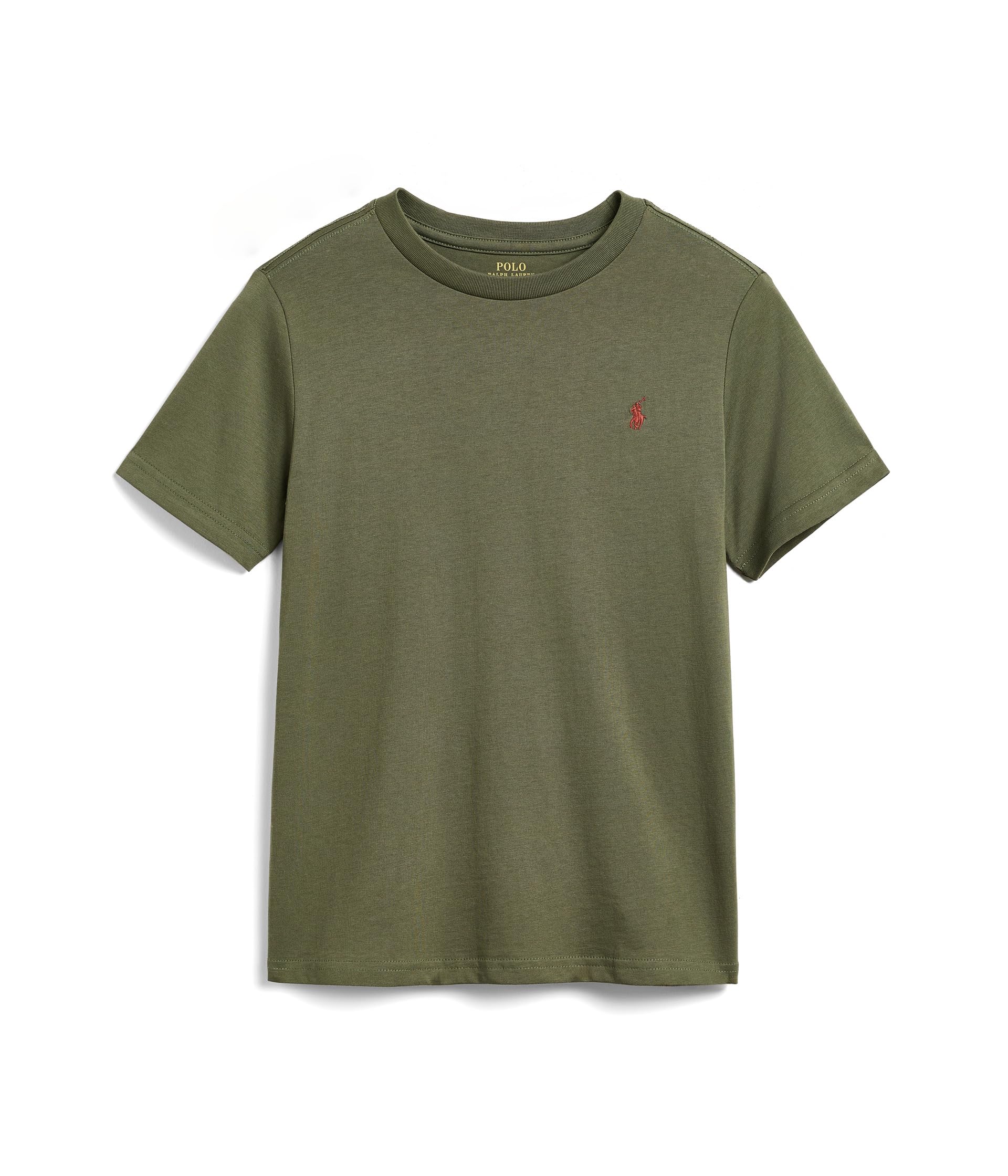 Cotton Jersey Crew Neck Tee (Toddler/Little Kid)