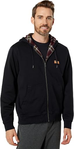 Katahdin Iron Works Sweatshirt Flannel Lined Hooded Regular