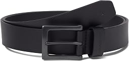 Big & Tall Burnished Leather Box Buckle Belt