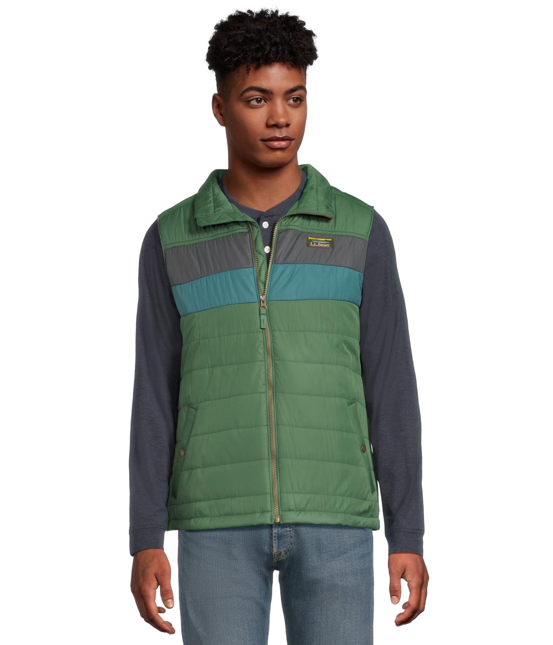 Mountain Classic Puffer Vest Color-Block