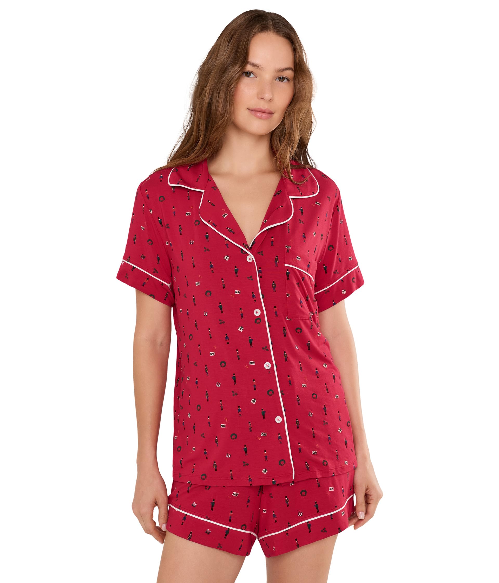 Gisele Printed TENCEL™ Modal Relaxed Shorts PJ Set