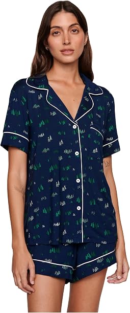 Forest Pine/Navy Ivory