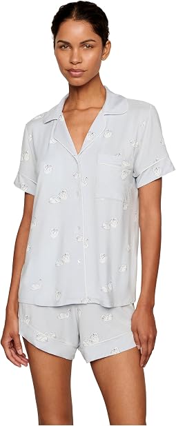 Large Swans Ice Blue/Ivory