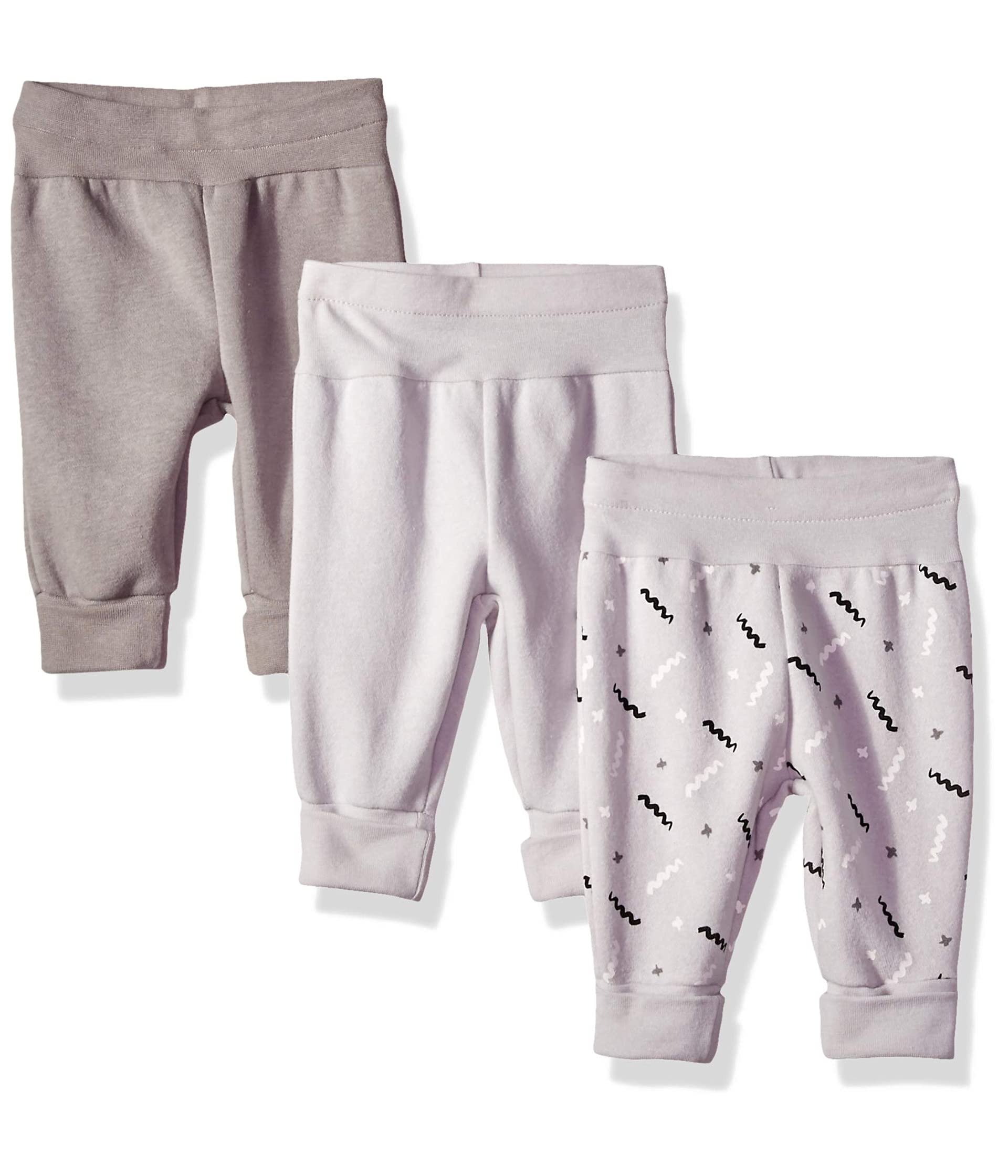 Baby Flexy 3 Pack Adjustable Fit Fleece Joggers