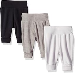 Baby Flexy 3 Pack Adjustable Fit Knit Jogger Pants