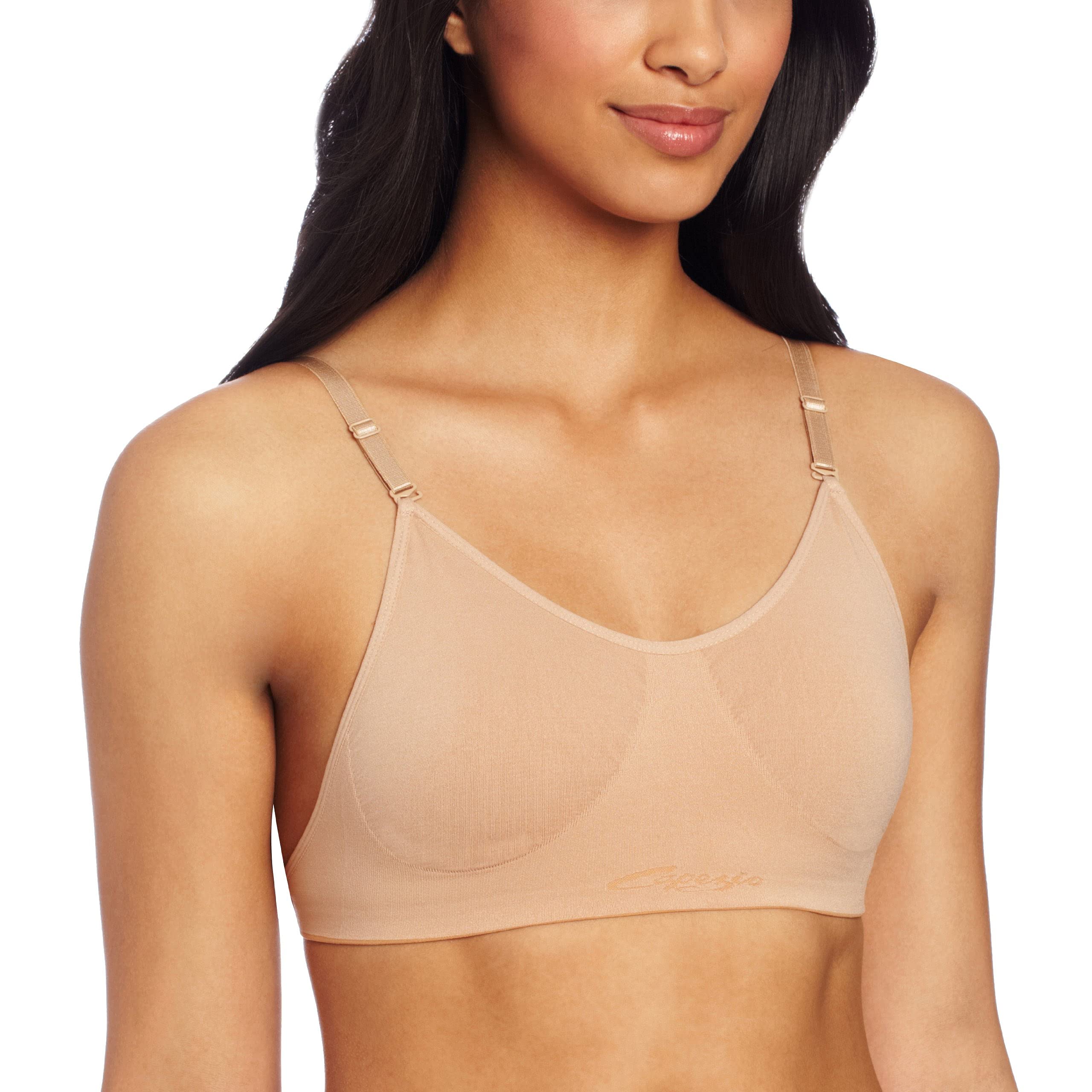 Seamless Clear Back Bra With Transition Straps