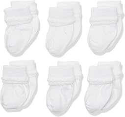 Комплект из 6 пар носков-пеленок для новорожденных Unisex-Baby Newborn Bubble Stitch Rock-A-Bye Bootie