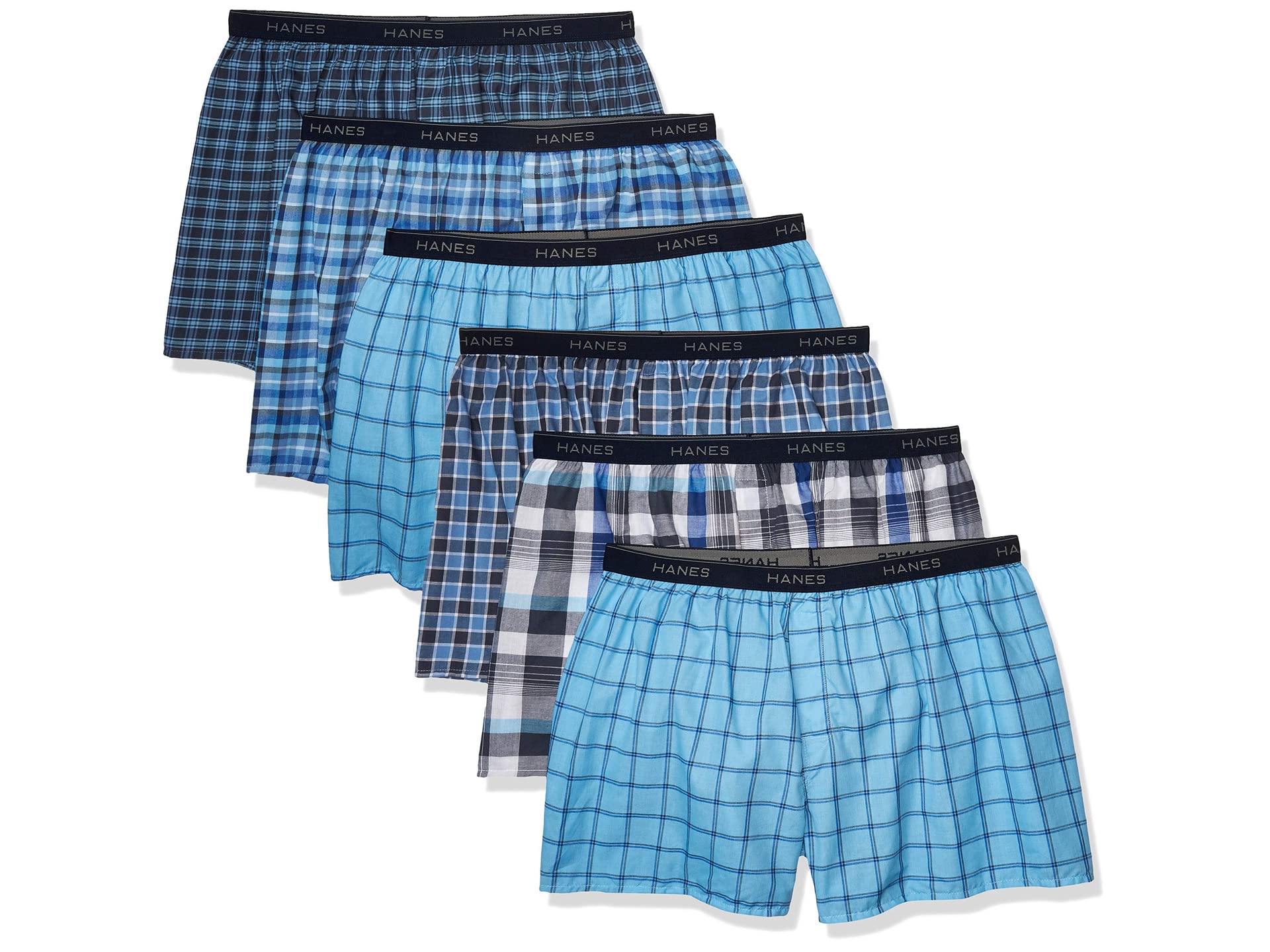 Tagless Boxer with Exposed Waistband, Multiple Packs Available