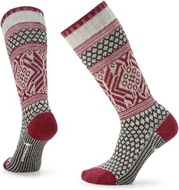 Everyday Popcorn Snowflake Pattern Crew Socks