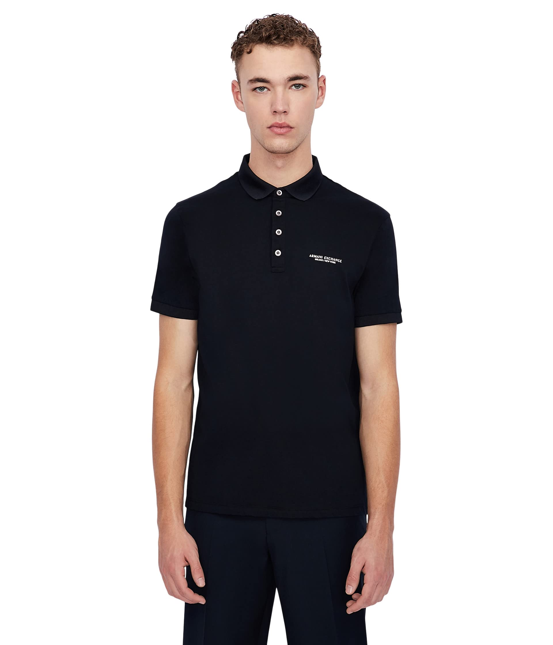 Поло с логотипом Milano/New York Slim Fit