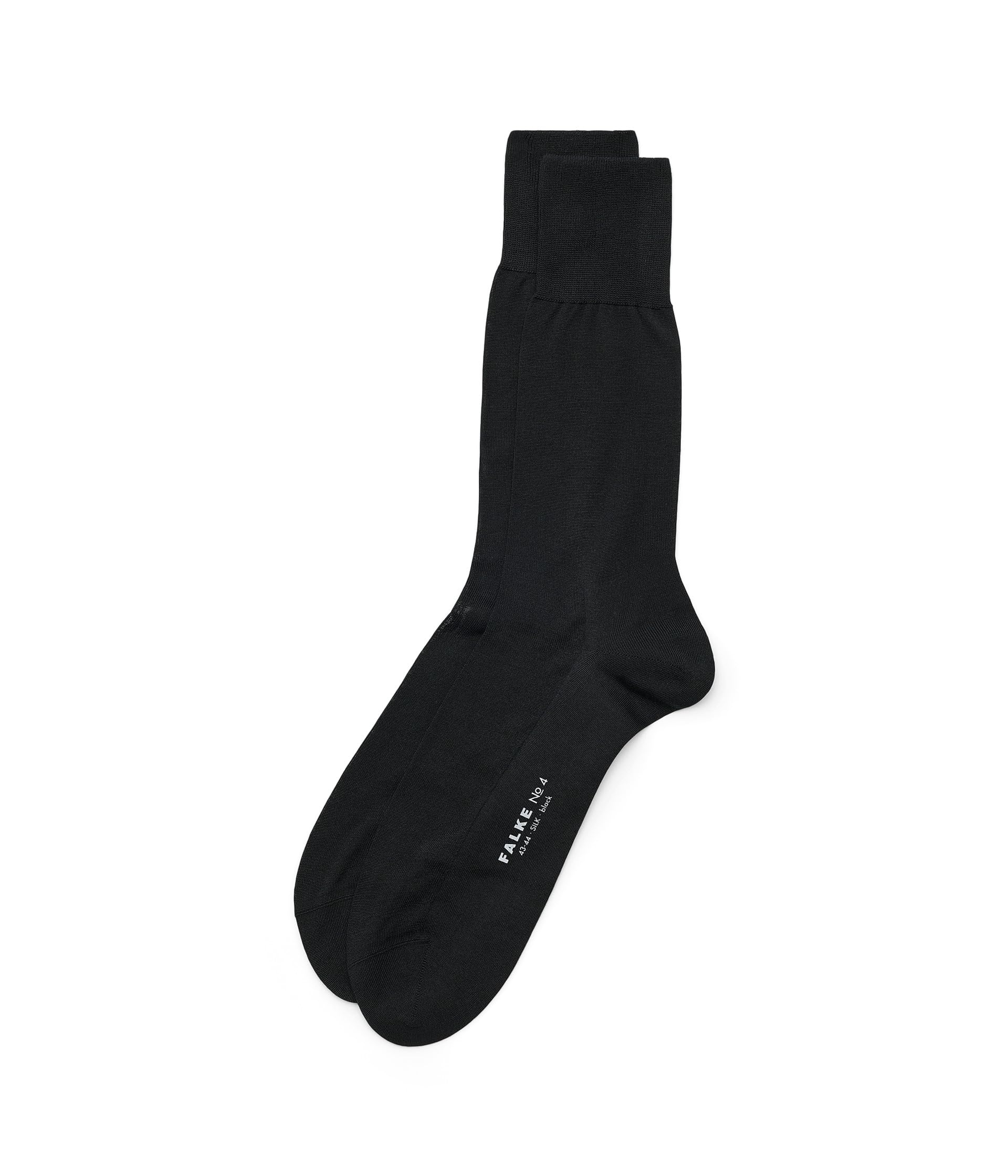 No. 4 Pure Silk Mid-Calf Socks