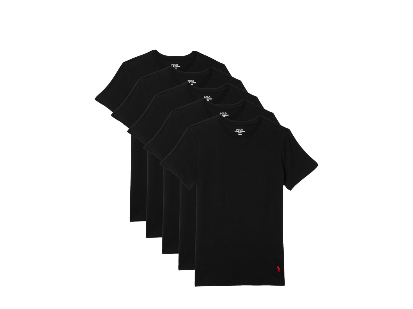 5 Pack Slim Fit Crews