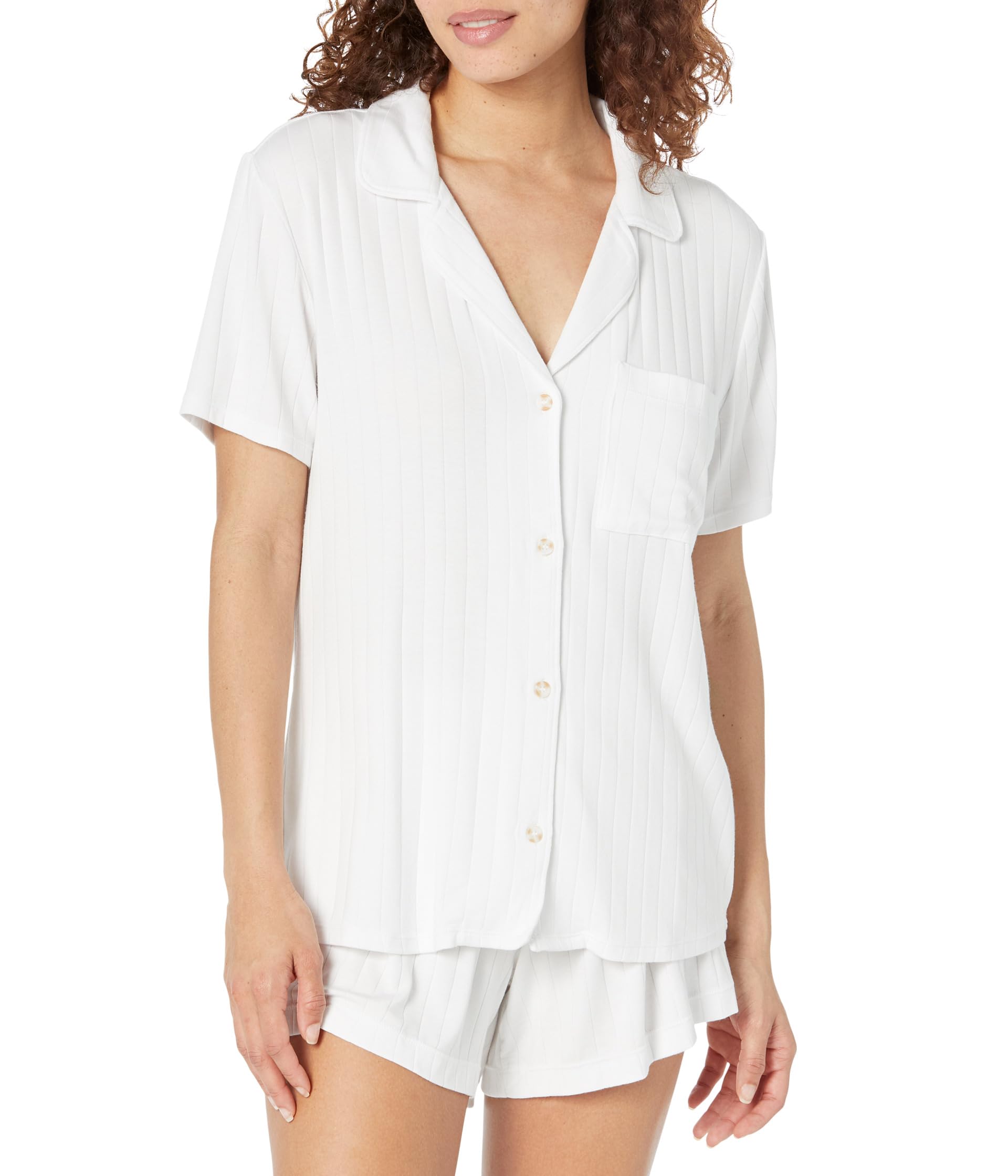 Gisele Rib Relaxed Short Pj Set