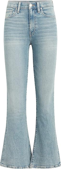 Barbara High-Rise Bootcut Crop in Prism