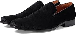 Postino Plain Toe Velvet Slip-On