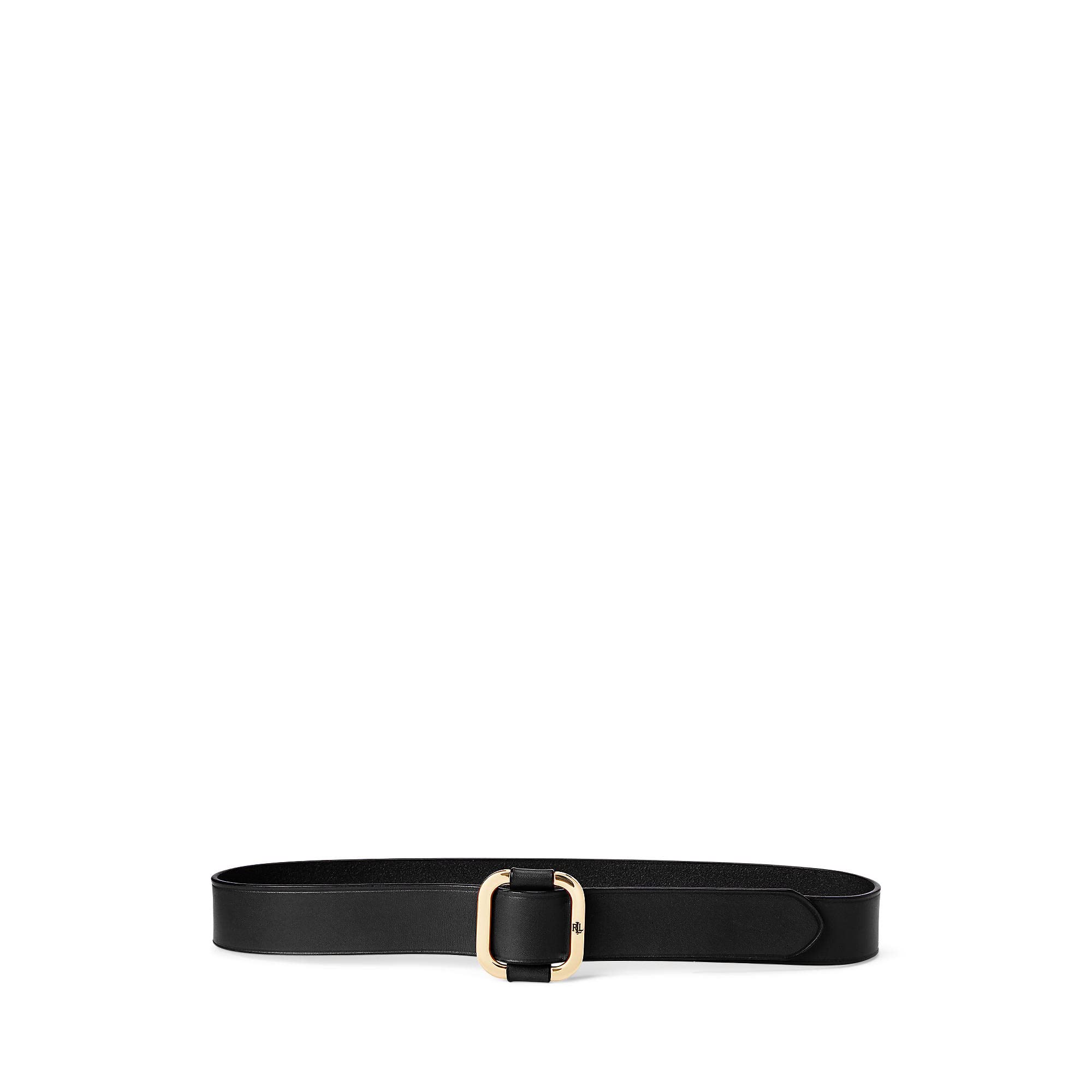 Slide Buckle Leather Belt