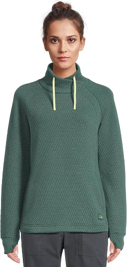 Ridgeknit Crossneck Pullover